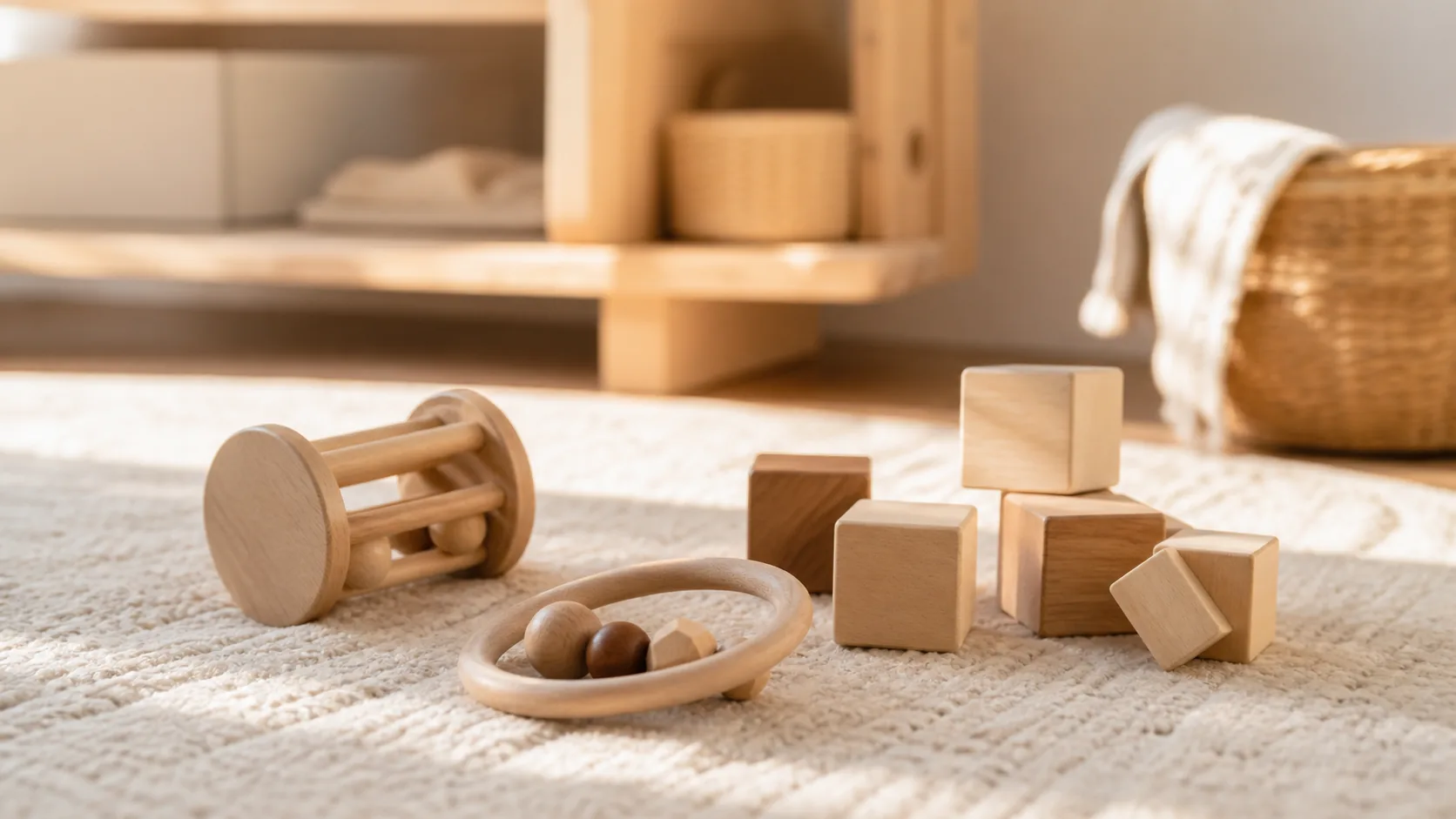 Jouets en bois Montessori : quels jeux d'éveil choisir de la naissance à 3 ans