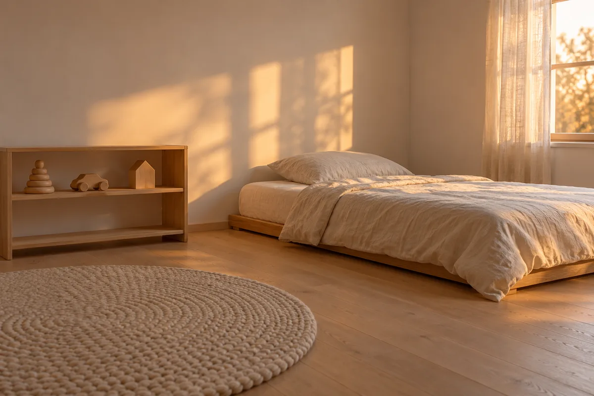 Lit au sol Montessori : usages et précautions