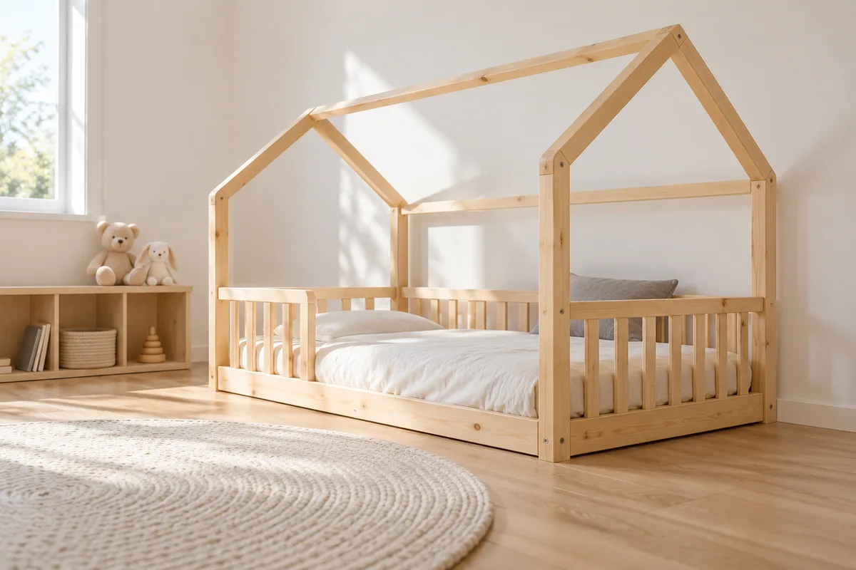 Lit cabane : âge, hauteur et sécurité pour l'enfant