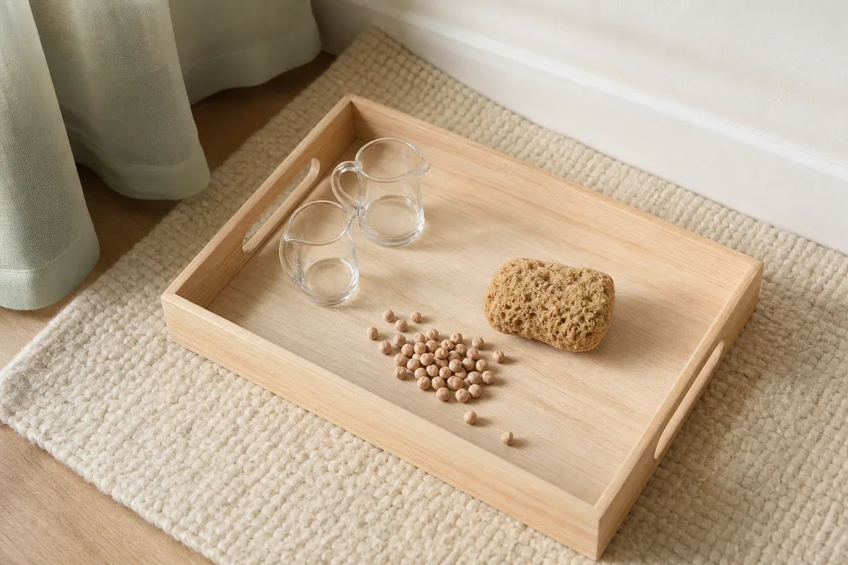 Vie pratique Montessori : gestes, matériel et objectifs